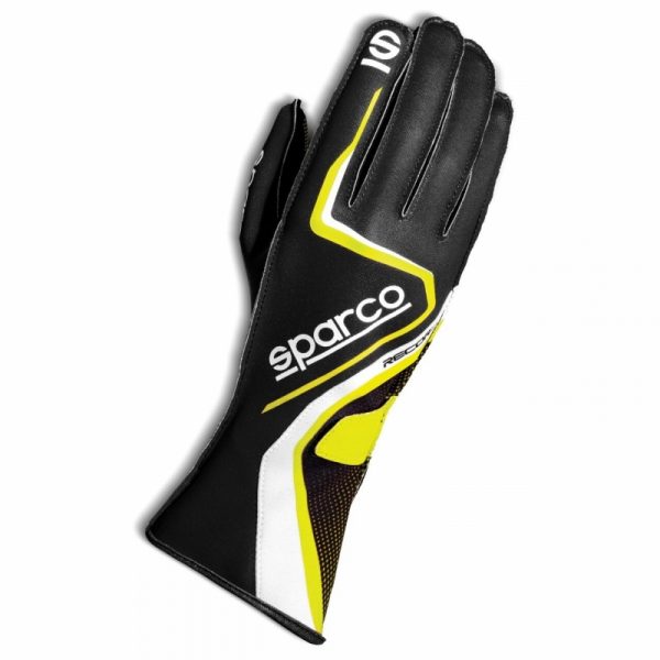 guantes sparco record black/yellow