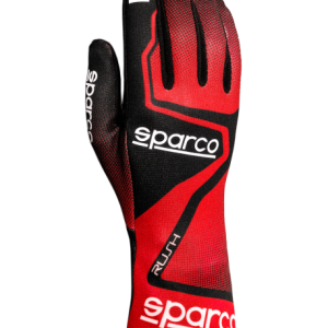 guantes rush red black